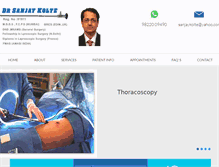 Tablet Screenshot of drsanjaykolte.com